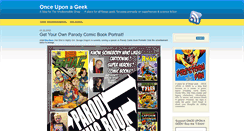 Desktop Screenshot of onceuponageek.com